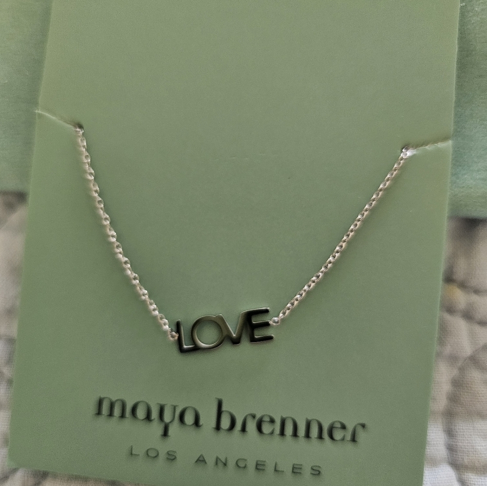 Brand New! Maya Brenner Love Bracelet Silver — image 3 of 3